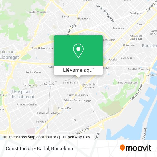 Mapa Constitución - Badal