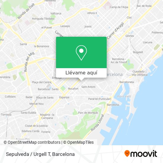 Mapa Sepulveda / Urgell T