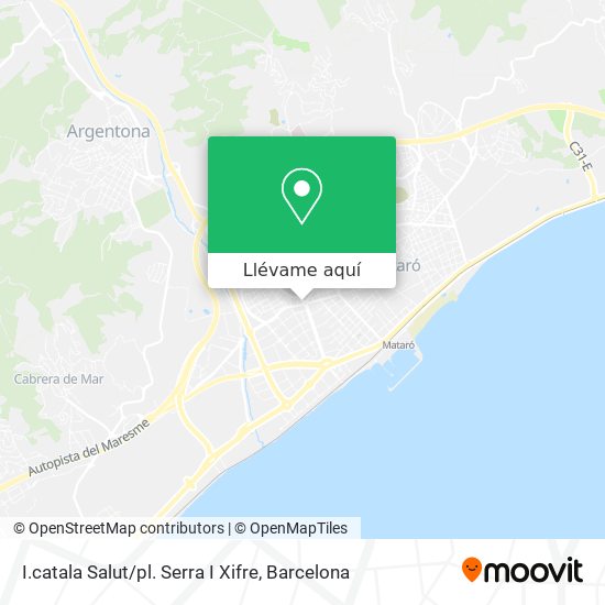 Mapa I.catala Salut / pl. Serra I Xifre