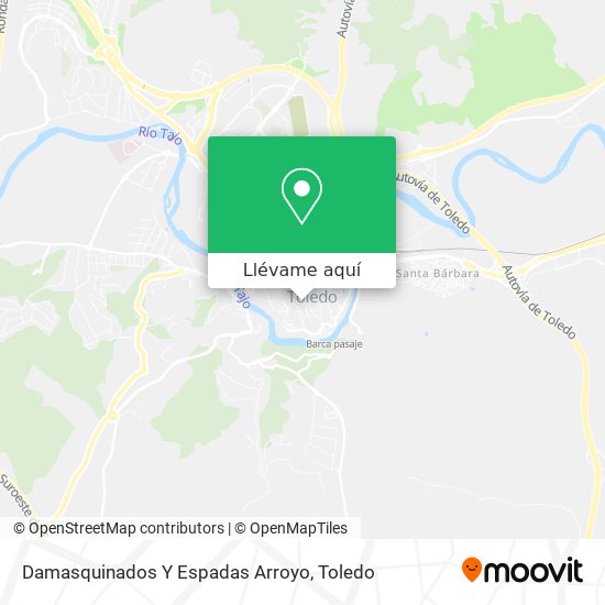 Mapa Damasquinados Y Espadas Arroyo