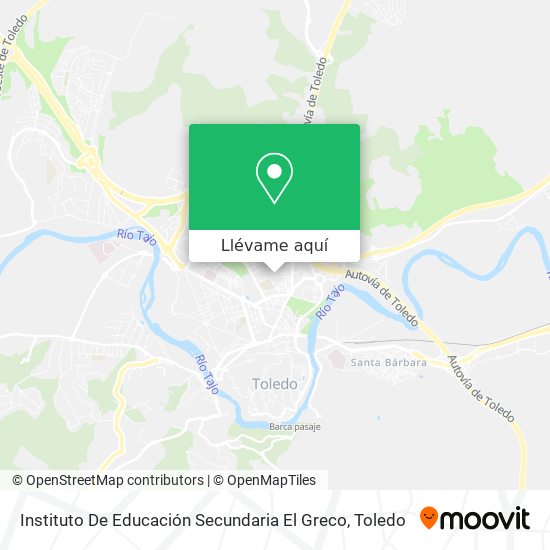 Mapa Instituto De Educación Secundaria El Greco