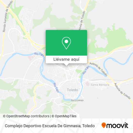 Mapa Complejo Deportivo Escuela De Gimnasia