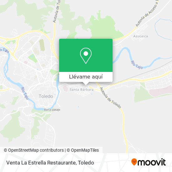 Mapa Venta La Estrella Restaurante