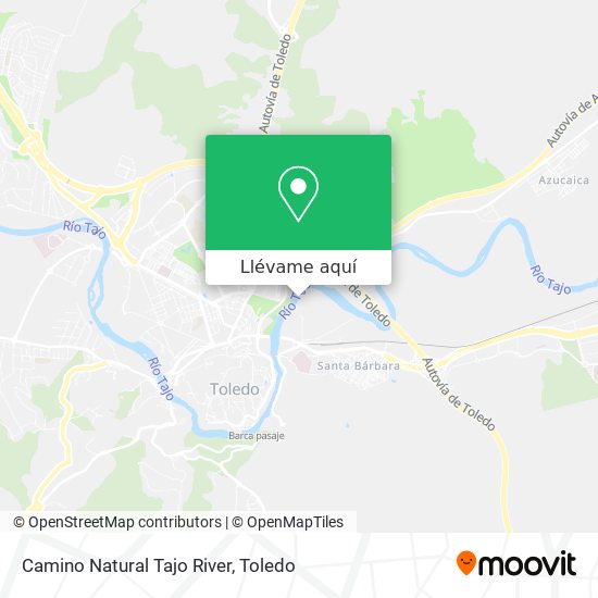 Mapa Camino Natural Tajo River
