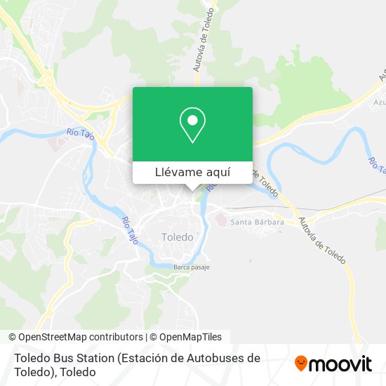 Mapa Toledo Bus Station (Estación de Autobuses de Toledo)