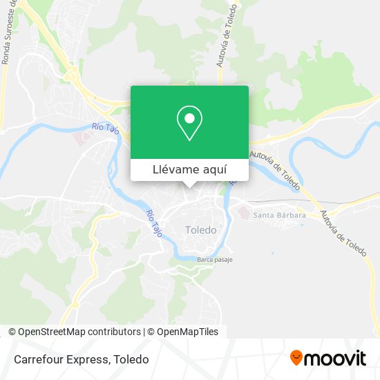 Mapa Carrefour Express