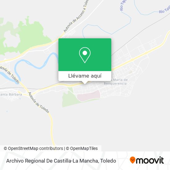 Mapa Archivo Regional De Castilla-La Mancha