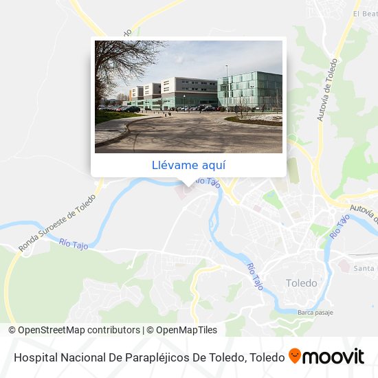 Mapa Hospital Nacional De Parapléjicos De Toledo