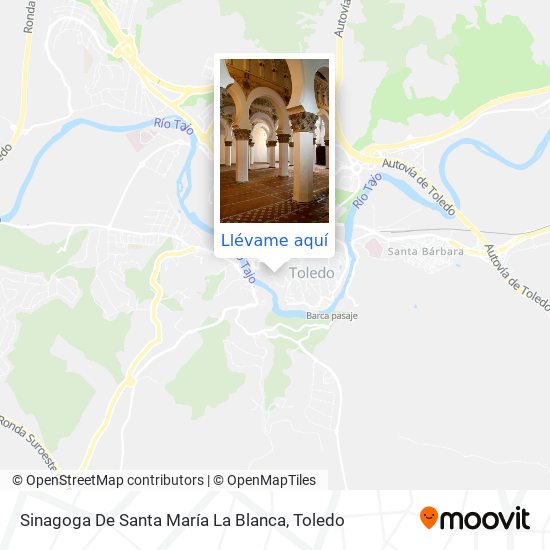 Mapa Sinagoga De Santa María La Blanca