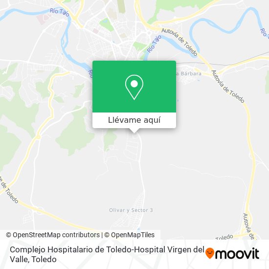 Mapa Complejo Hospitalario de Toledo-Hospital Virgen del Valle