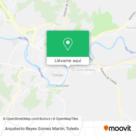 Mapa Arquitecto Reyes Gómez Martín