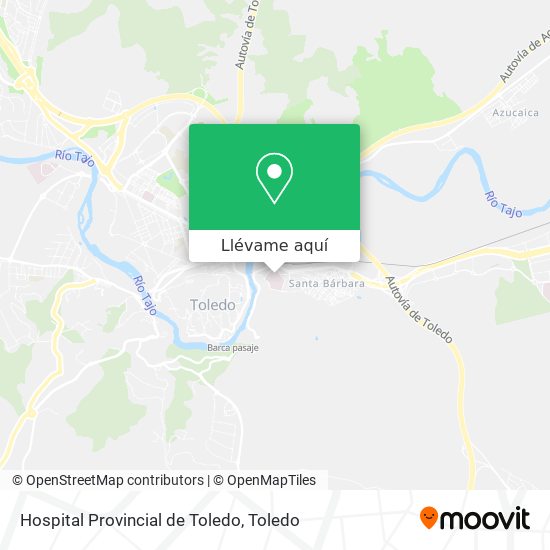 Mapa Hospital Provincial de Toledo