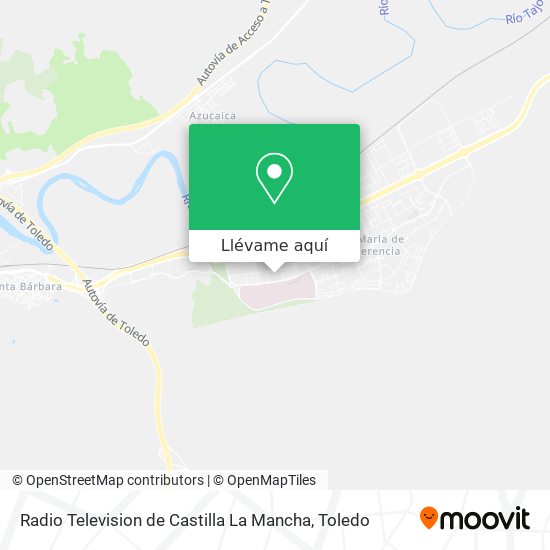 Mapa Radio Television de Castilla La Mancha