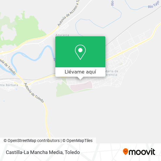 Mapa Castilla-La Mancha Media