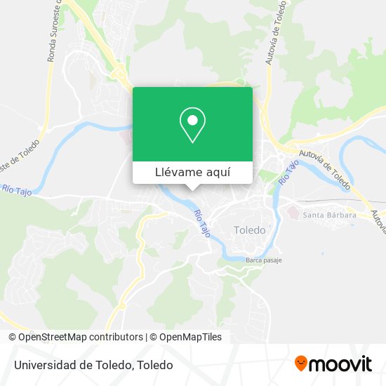 Mapa Universidad de Toledo