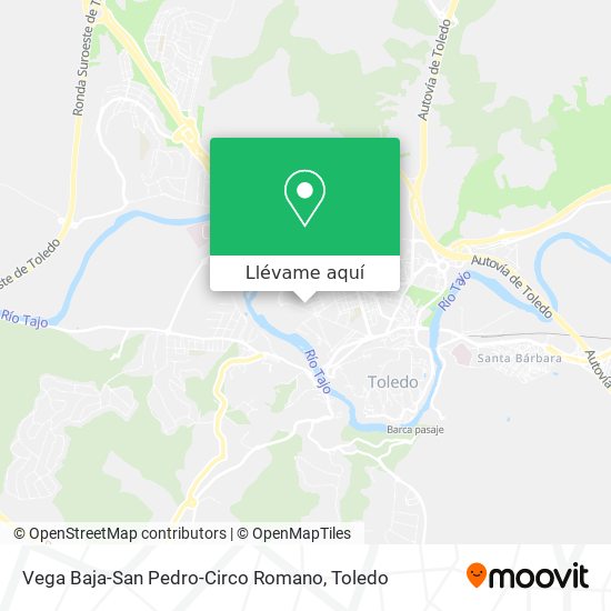 Mapa Vega Baja-San Pedro-Circo Romano