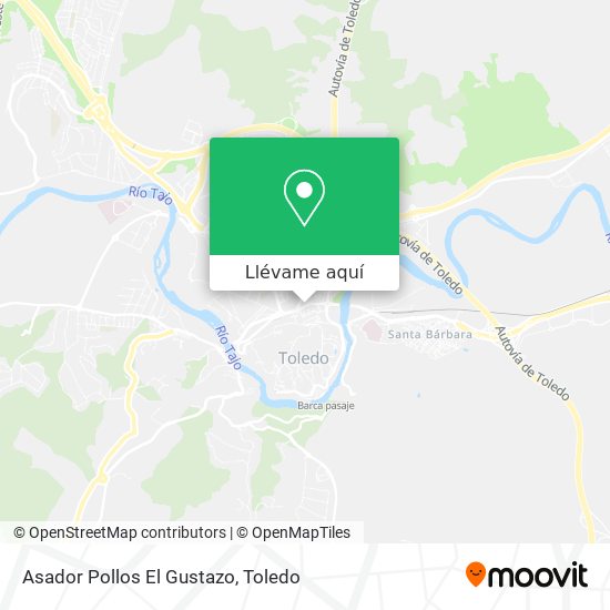 Mapa Asador Pollos El Gustazo