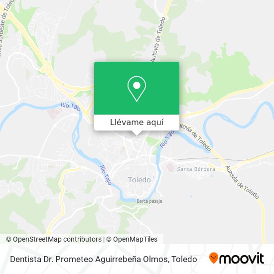 Mapa Dentista Dr. Prometeo Aguirrebeña Olmos