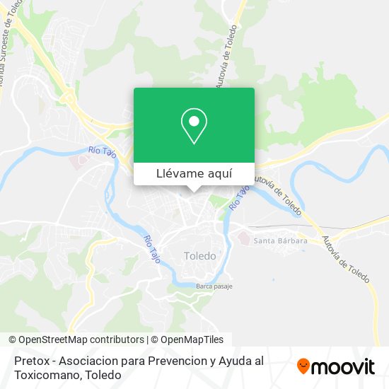 Mapa Pretox - Asociacion para Prevencion y Ayuda al Toxicomano