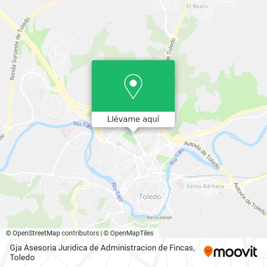 Mapa Gja Asesoria Juridica de Administracion de Fincas