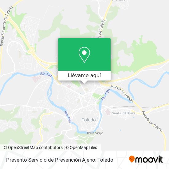 Mapa Prevento Servicio de Prevención Ajeno