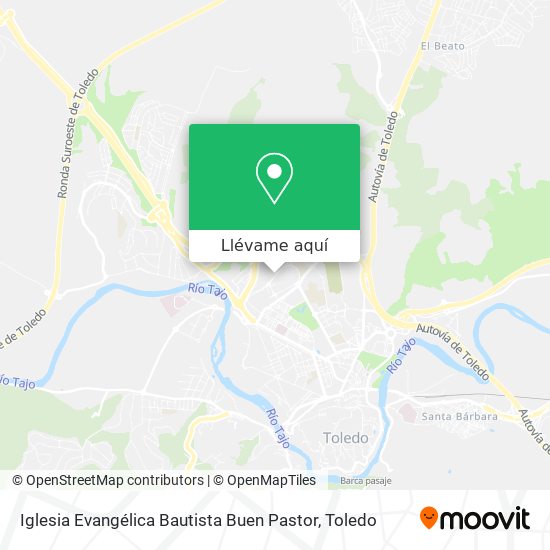 Mapa Iglesia Evangélica Bautista Buen Pastor