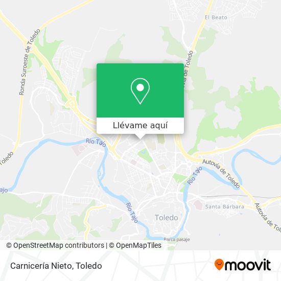 Mapa Carnicería Nieto