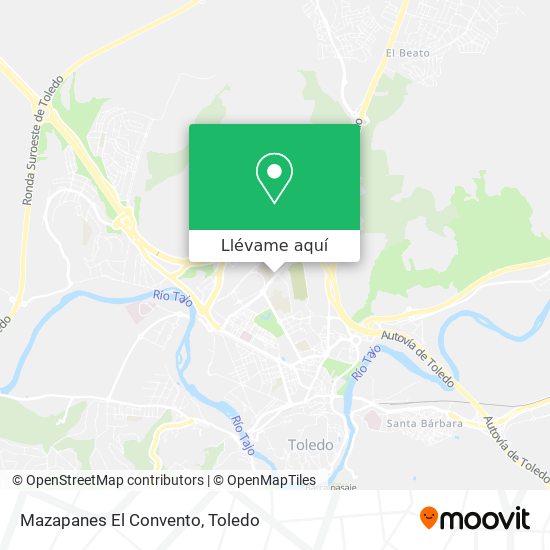 Mapa Mazapanes El Convento