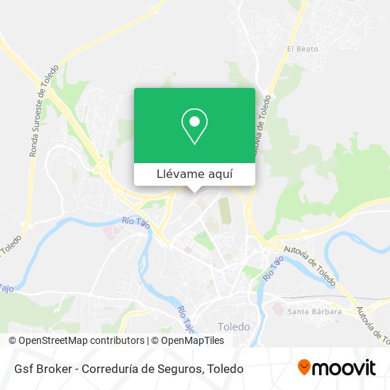 Mapa Gsf Broker - Correduría de Seguros