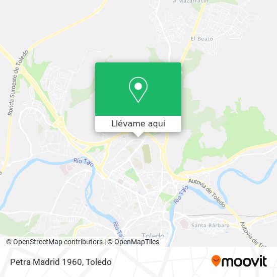 Mapa Petra Madrid 1960