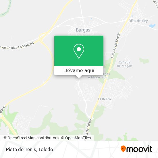 Mapa Pista de Tenis
