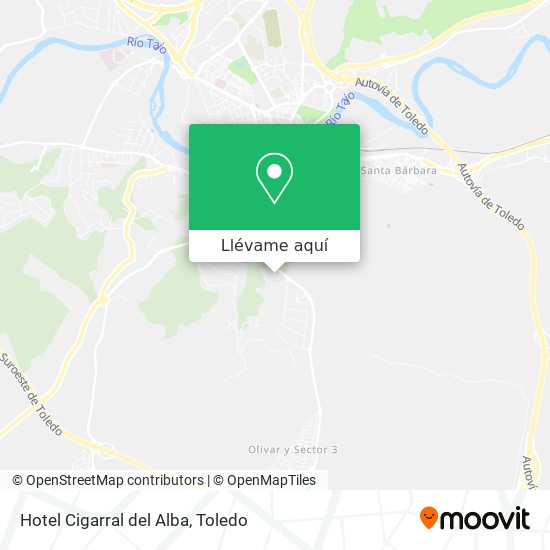Mapa Hotel Cigarral del Alba