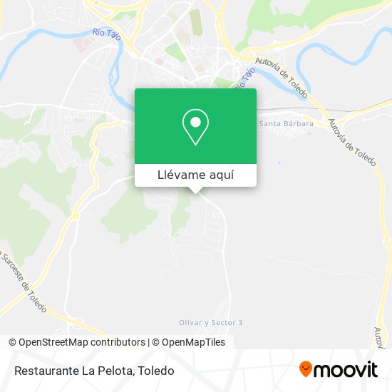 Mapa Restaurante La Pelota
