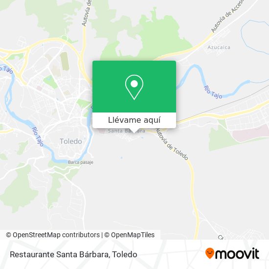Mapa Restaurante Santa Bárbara