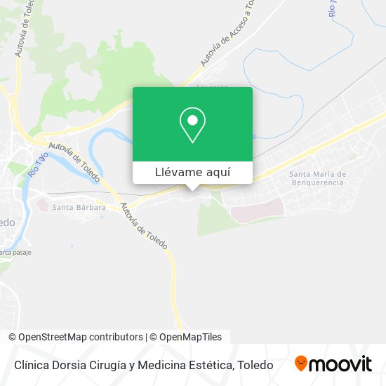 Mapa Clínica Dorsia Cirugía y Medicina Estética