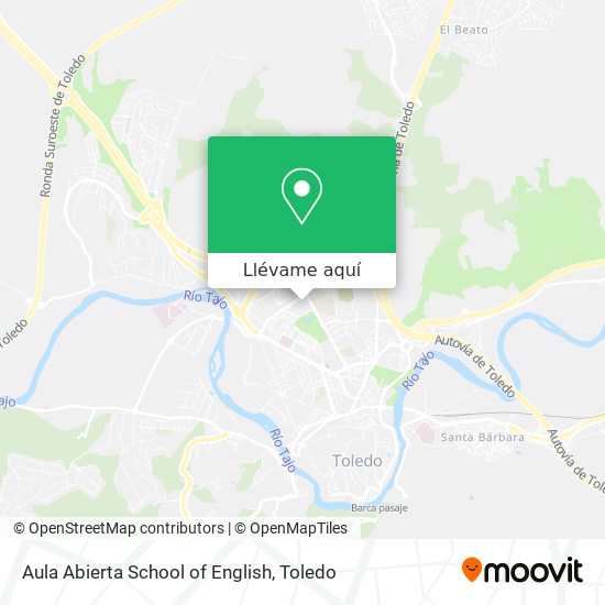 Mapa Aula Abierta School of English