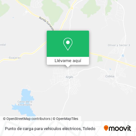 Mapa Punto de carga para vehículos eléctricos