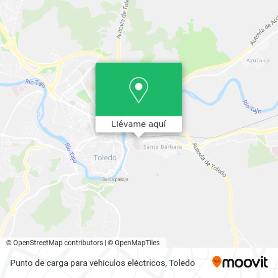 Mapa Punto de carga para vehículos eléctricos