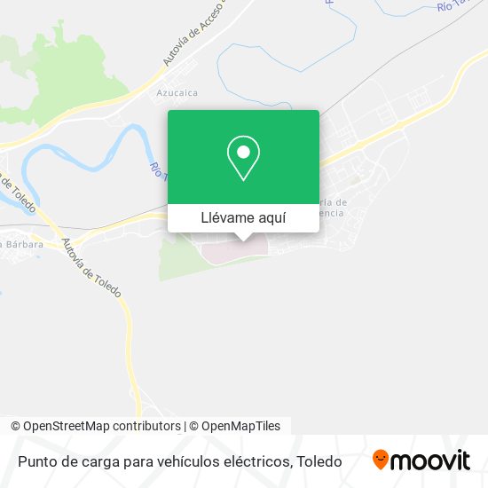 Mapa Punto de carga para vehículos eléctricos