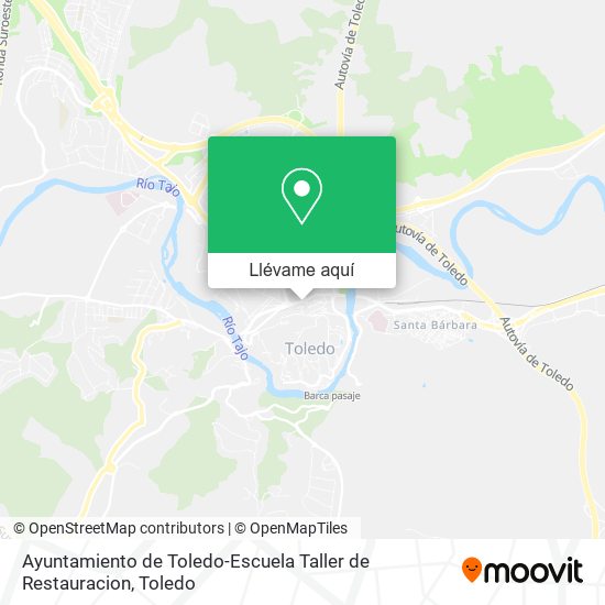 Mapa Ayuntamiento de Toledo-Escuela Taller de Restauracion