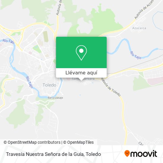 Mapa Travesía Nuestra Señora de la Guía