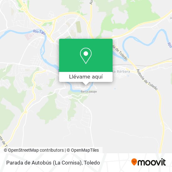 Mapa Parada de Autobús (La Cornisa)