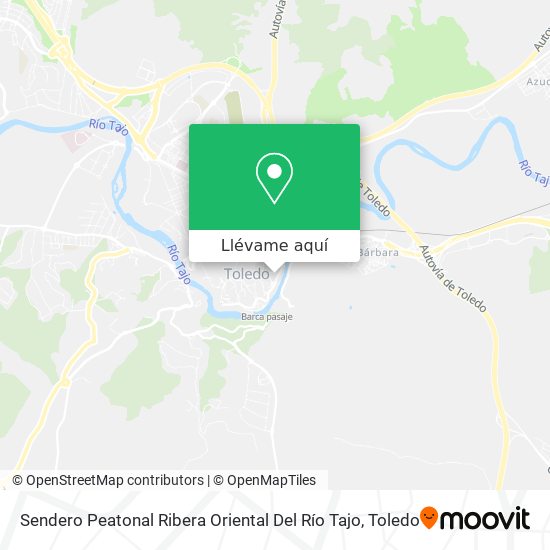 Mapa Sendero Peatonal Ribera Oriental Del Río Tajo