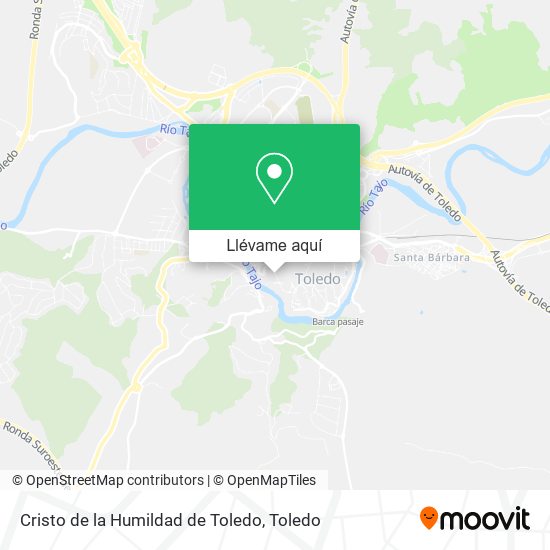 Mapa Cristo de la Humildad de Toledo