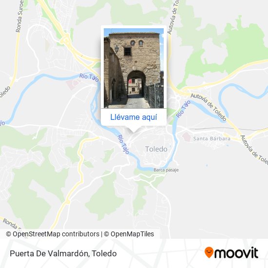 Mapa Puerta De Valmardón
