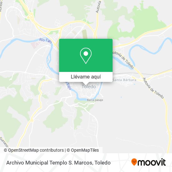 Mapa Archivo Municipal Templo S. Marcos
