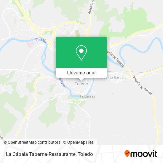 Mapa La Cábala Taberna-Restaurante