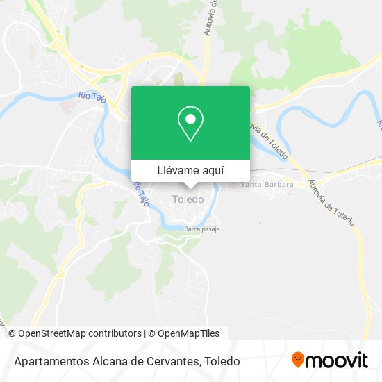 Mapa Apartamentos Alcana de Cervantes