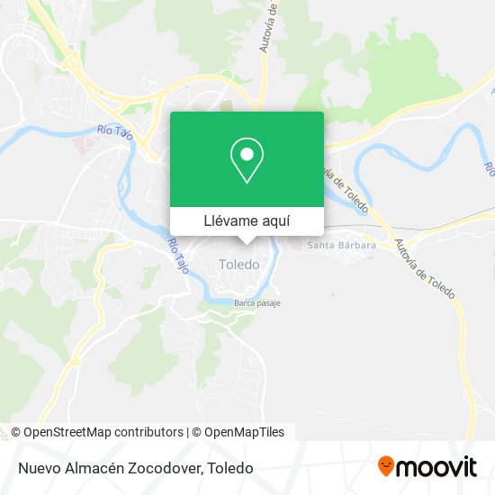 Mapa Nuevo Almacén Zocodover