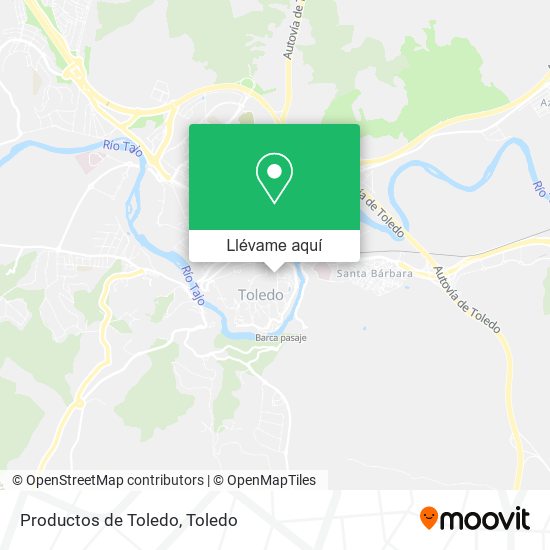 Mapa Productos de Toledo